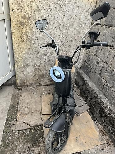 карпаты мопед: Электроскутер (городской мини-скутер) с двумя зеркалами и бортовым — 1