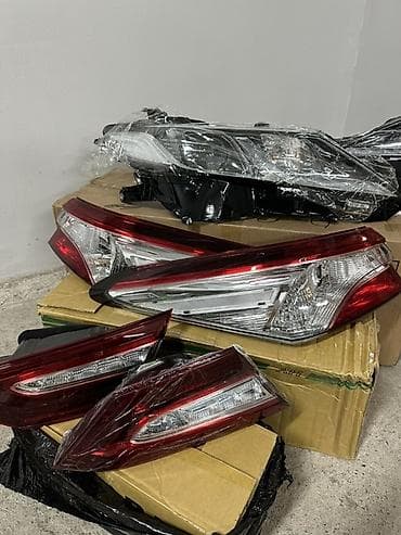 красные линзы: Комплект передних фар Toyota 2019 г., Новый, Аналог, Китай — 2