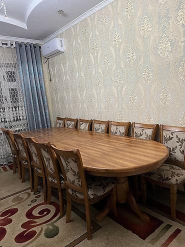 Промышленная химия: Стол и стул для зала, Новый, Самовывоз, цвет - Коричневый — 3