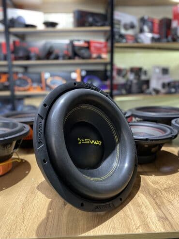 усилитель для буфер: Swat 1100 watt Rms. Очень мощный саб. Серии sabotage. Сабвуферные — 2
