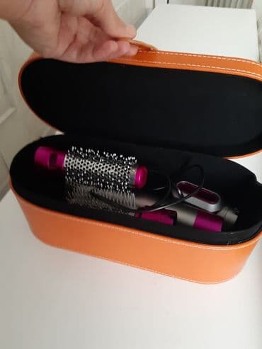 power benk: Жёсткий футляр-органайзер для фена-щётки и насадок. - Форма — 2