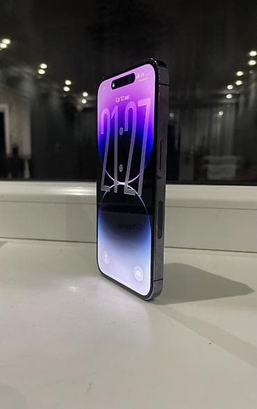 купить четырнадцатый iphone: IPhone 14 Pro, Б/у, 256 ГБ, Deep Purple, Защитное стекло, Чехол, Кабель, 80 % — 4