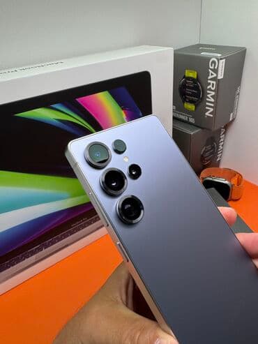 чехол для наушник: Samsung Galaxy S25 Ultra, Жаңы, 256 ГБ, түсү - Кызгылт көк, Бөлүп төлөө менен, 1 SIM, 2 SIM, eSIM — 2