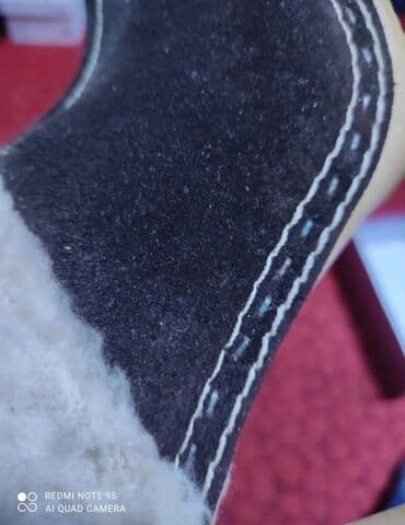 женские слипоны больших размеров: Домашние тапочки, 40, Б/у, цвет - Коричневый, Самовывоз — 2