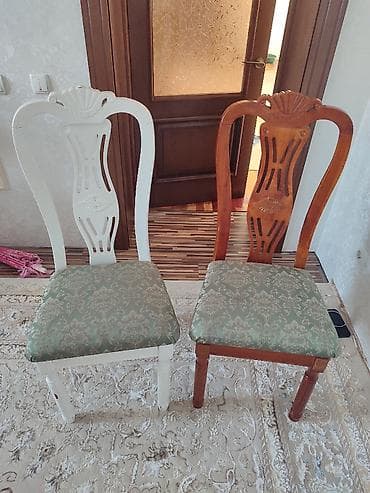 small table: Стул для зала, Б/у, Дерево — 1