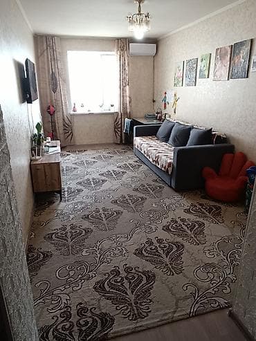 Квартиры: 2 комнаты, 50 м², Дордой Моторс рынок Индивидуалка, 4 этаж, Косметический ремонт — 7