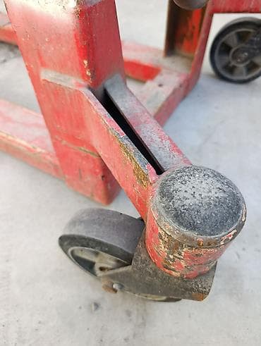 Рохлялар: Ручной гидравлический штабелер с поворотными вилами (зажим/держатель — 3