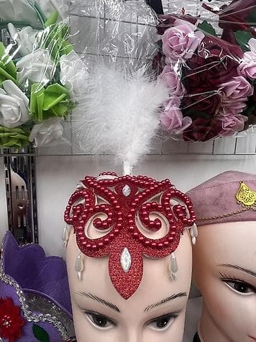 этно диадема: Аксессуар для волос, Женские, Материал: Бусины, Новый — 7