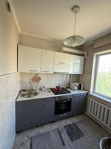 квартиру район пишпек: 3 комнаты, 63 м², 105 серия, 4 этаж, Евроремонт — 3