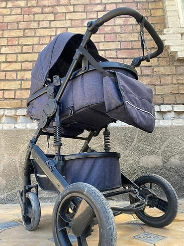 foo foo: Коляска, цвет - Фиолетовый, Б/у — 2