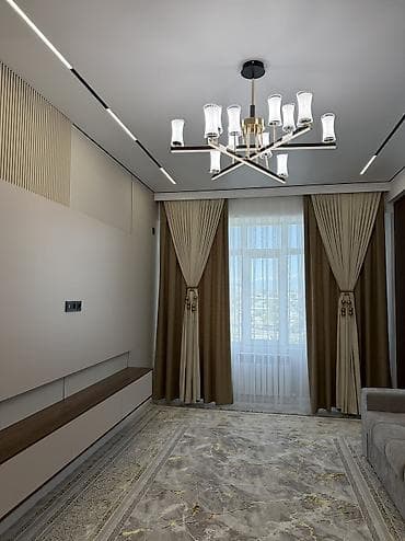 рынок мадина квартира: 2 комнаты, 64 м², Элитка, 11 этаж, Дизайнерский ремонт — 1