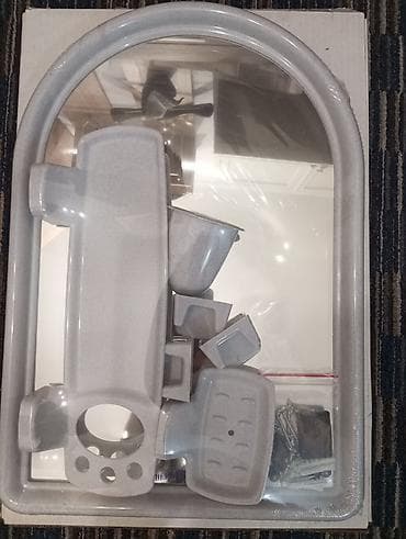 Тошоки: Комплект для туалета и ванны, Новый, цвет - Серебристый — 1