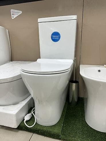 Унитаз Напольный, Материал: Фаянс