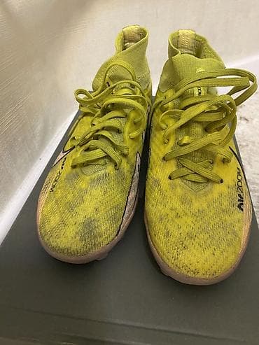 айр зуум: Мужские кроссовки, 37, 36, Nike, Б/у, цвет - Желтый, Платная доставка, Самовывоз — 3