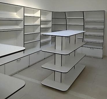 хранилища: Витрины Полки Стеллажи Кухонные Спальные Офисные Детский Мебель — 8