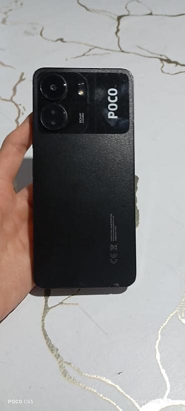поко с65: Poco C61, Б/у, 128 ГБ, цвет - Черный, 2 SIM — 1