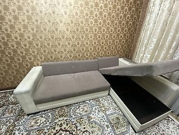 уголок диван в зал: Угловой диван, С ящиками — 2