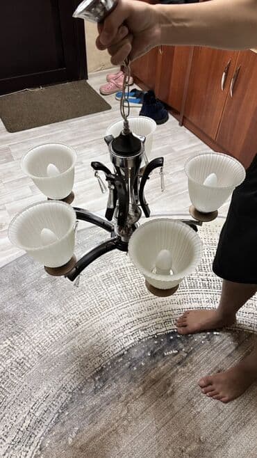 Все вместе за 7000 Потолочная люстра на 5 плафонов - Классическая