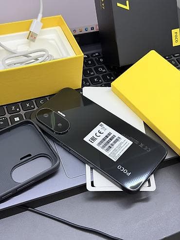 samsung c7: Poco F7, Б/у, 512 ГБ, цвет - Черный, 1 SIM, 2 SIM — 1