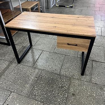 Стол лофт с ящиком 120»60»75 дуб вотан