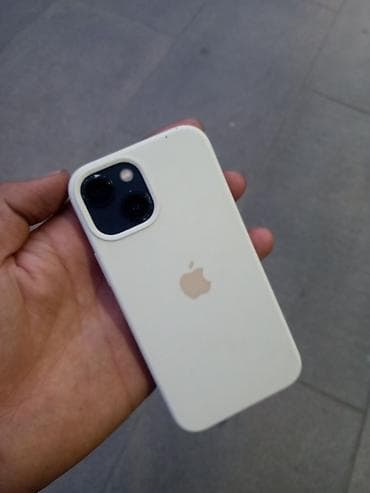 iphone 13 mini бу: IPhone 13 mini, Б/у, 128 ГБ, Синий, Чехол, Защитное стекло, 73 % — 1