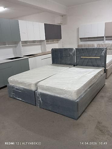 Односпальная кровать с железным каркасом Размер Ширина 90 Длина 2