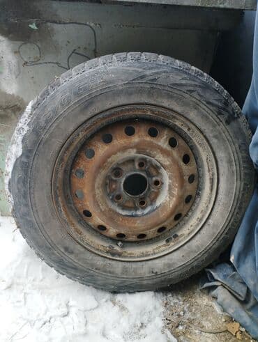 купить диски r16 4x114.3: Колеса в сборе 205 / 60 / R 15, Зима, Б/у, 1 шт, Легковые, Железные, отверстий - 5 — 3