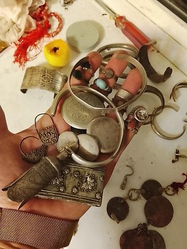 Коллекция этнических украшений и элементов декора из серебра. 100сом — 1