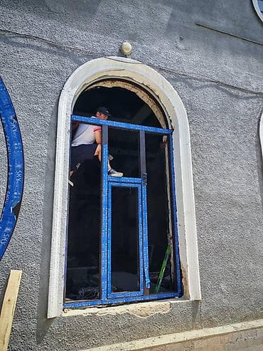 Уход и хранение одежды: Алюминиевое окно на заказ, Тип окна: Витражные, Мансардные, Панорамные, Платная установка, Без рассрочки — 3