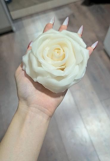 цветы из мыла: Фигурные свечи розы 500с - Реалистичные фигурные мыла в виде — 3