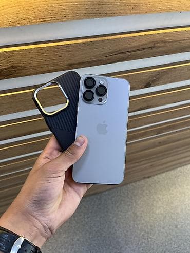 IPhone 15 Pro Max, Новый, 256 ГБ, Серебристый, Наушники, Зарядное устройство, Защитное стекло, 85 %