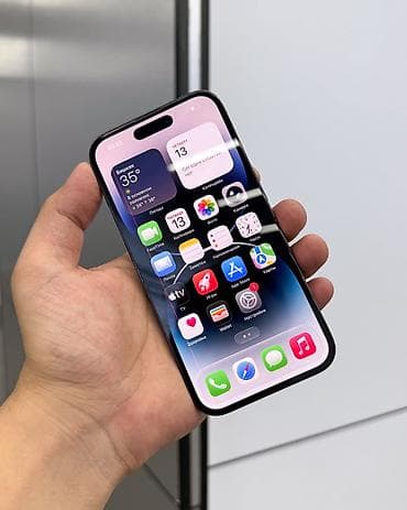 iphon 8 plus: IPhone 14 Pro, Б/у, 256 ГБ, Jet Black, Защитное стекло, Чехол, В рассрочку, 74 % — 2
