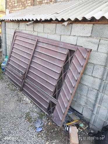 двухъярусные кровати детский: Металлические ворота из профилированного листа с вентиляционными — 4