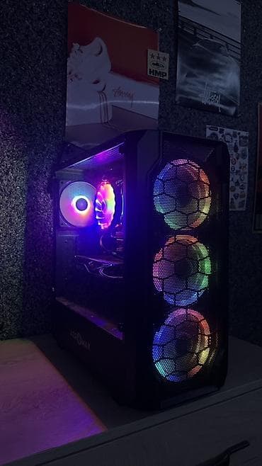 Игровой/рабочий ПК в корпусе AEROCOOL (лицевая сетка, закалённое