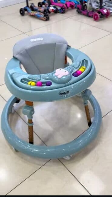 коляска viki vigorkids: Ходунки для малышей - Тип: круговые детские ходунки - Цвет: голубой с — 3