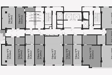 prestige hall: Продажа офисов 34 м², С ремонтом, Бизнес центр, 7 этаж — 5