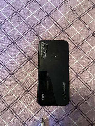 Мобильные телефоны и аксессуары: Redmi, Redmi Note 8, Б/у, 64 ГБ, цвет - Черный, 2 SIM — 1