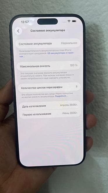 скупка эпл: IPhone 17 Pro Max, Б/у, 256 ГБ, Синий, В рассрочку, 100 % — 5