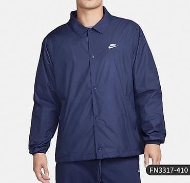 вещи италия: Мужская куртка, M, Nike, Новый, цвет - Синий, Самовывоз, Платная доставка — 2