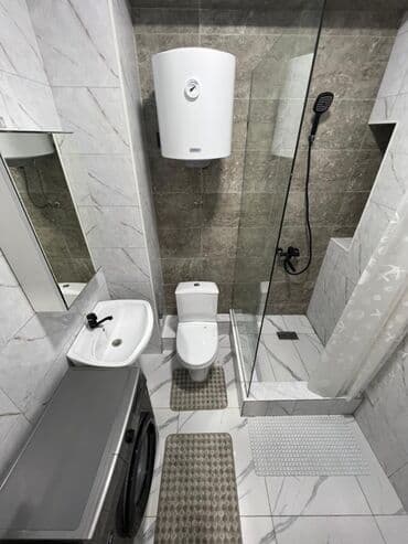 гостиница бишкек политех: 1 комната, Душевая кабина, Постельное белье, Кондиционер — 8