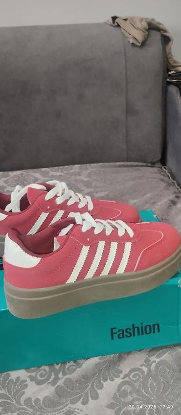 сникерсы ash: Мужские кроссовки, 37, Fashion, Новый, цвет - Розовый, Самовывоз — 1