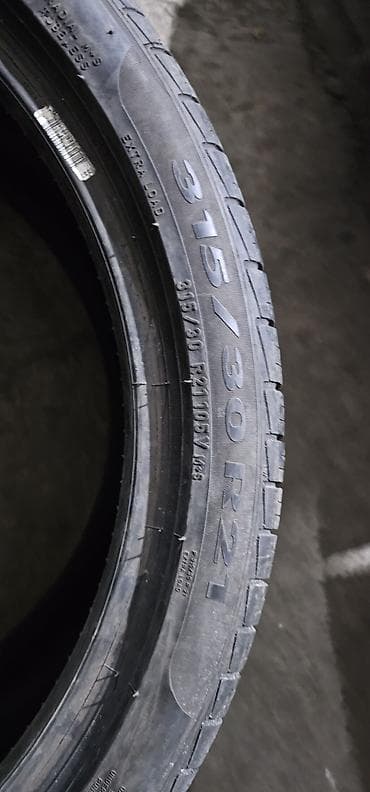 nomer o: Шины 315 / 30 / R 21, Лето, Б/у, Комплект, Легковые, Италия, Pirelli — 6