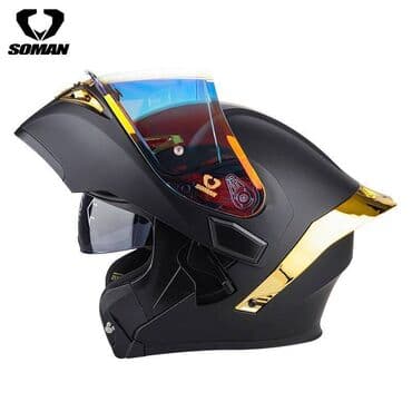 газовая балон: Мото шлем Шлем Бренд: SOMAN - Модель: 955-S -955 одобрено: точка, ГБ — 4