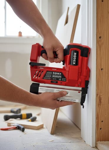 пила аккумулятор: Аккумуляторный степлер-гвоздезабиватель RODEX, модель RPX2415 — 1