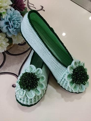 тапички: Домашние тапочки, 38.5, Новый, Самовывоз — 5