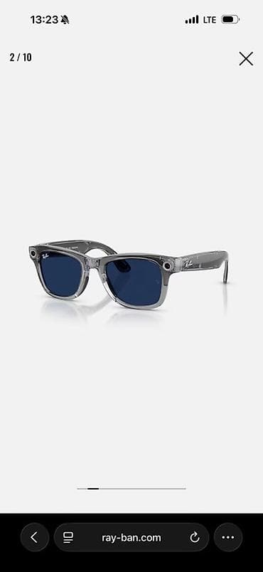 очки rayban meta: Солнцезащитные очки очки, Ray-Ban, Унисекс, Вайфареры — 10