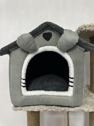 Домик-лежанка для кошек/мелких собак Состояние новый Идеален как