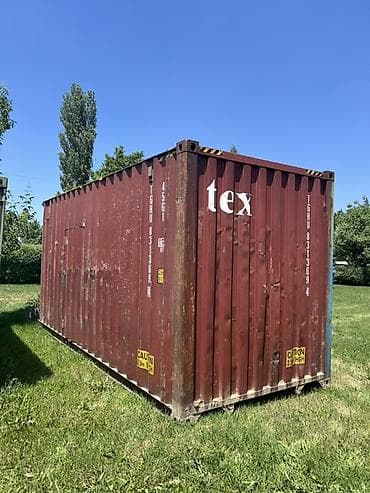 контейнер готовый дом: Морской контейнер 20 футов (примерно 6,06 × 2,44 × 2,59 м) — 2