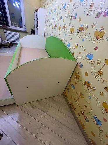 Детская мебель: Детская кровать с выдвижным нижним ящиком/спальным местом - Цвет — 4