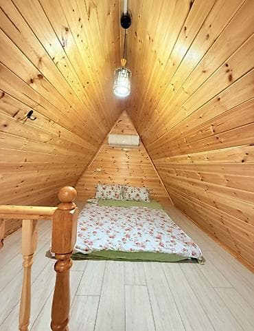 домики каракол: Коттедж, Кара-Ой (Долинка), 6 мест — 2